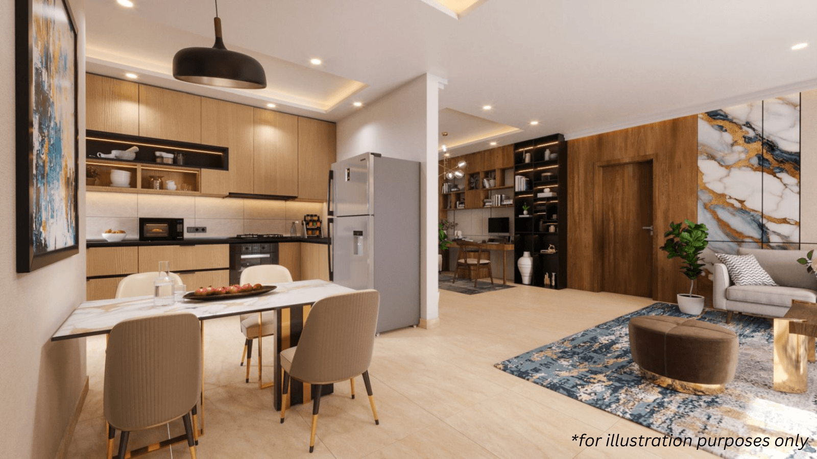 Embassy Biome Apartments Living Room